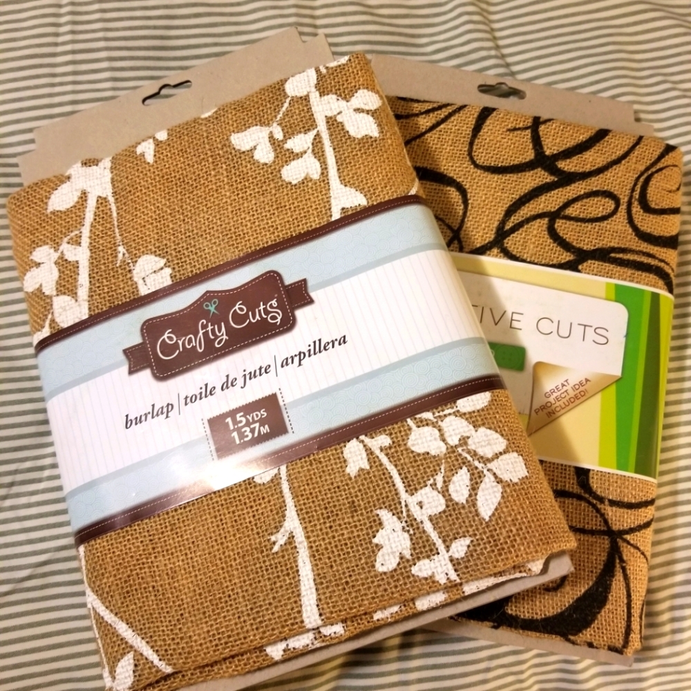 ✔Creative cuts/crafty cuts decorative burlap